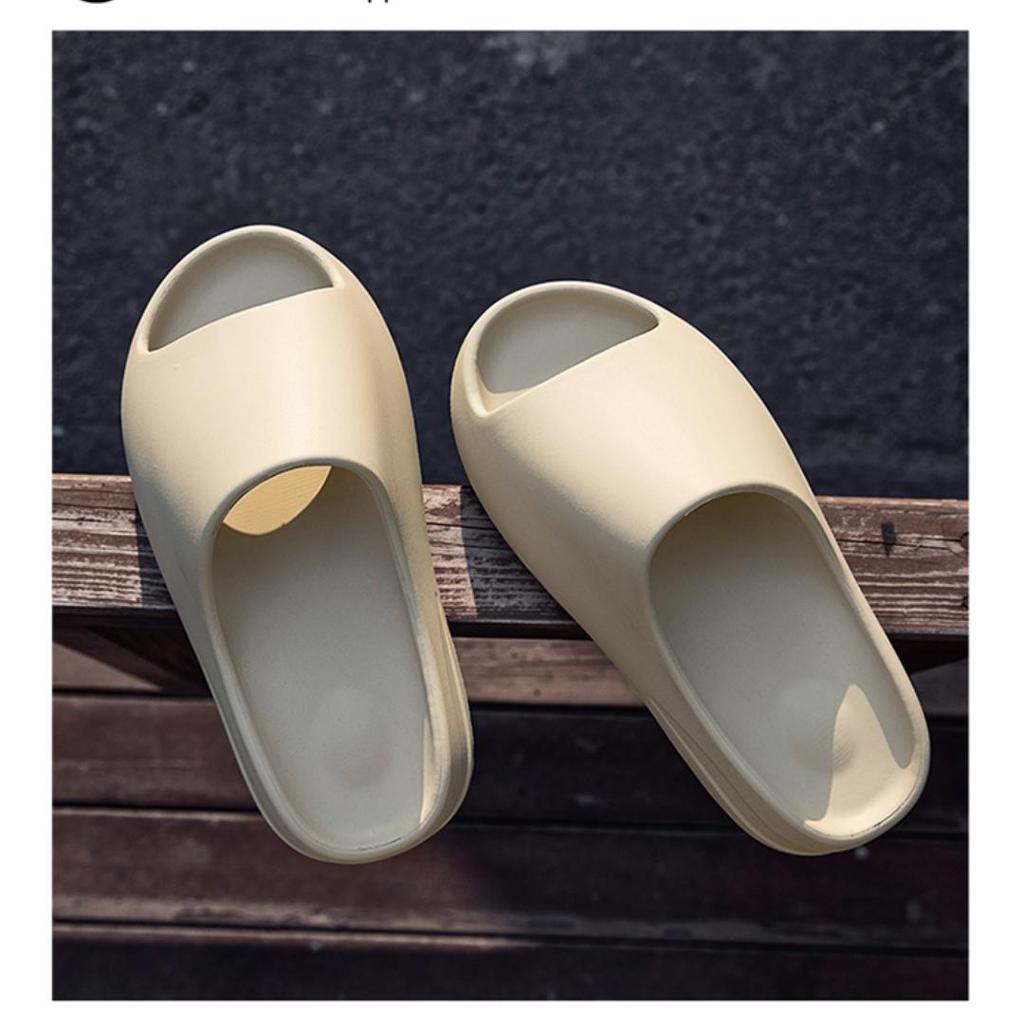 Мужские летние пляжные тапочки, модные уличные домашние мягкие шлепанцы из ЭВА, мужская противоскользящая обувь на толстой зубчатой подошве