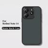 Для чехла Redmi Note 14 Для Xiaomi Redmi Note 14 Чехол Funda Coque Твердый Прозрачный ПК Мягкий ТПУ край Ударопрочный Чехол Redmi Note 14