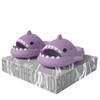 Модные теплые новые милые тапочки Shark для женщин и мужчин, модные плоские сандалии Shark, пляжная обувь на платформе для отдыха на открытом воздухе, нескользящие тапочки для ванной