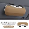 1Pc Car Glasses Case Car Sunshade Universal Sunglasses Multi Box Functional Storage Ticket Box M6P7