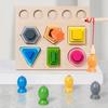 Educational Shape Matching Toys Wooden Sorting Stacking Toys Montessori Wood Toys  Baby