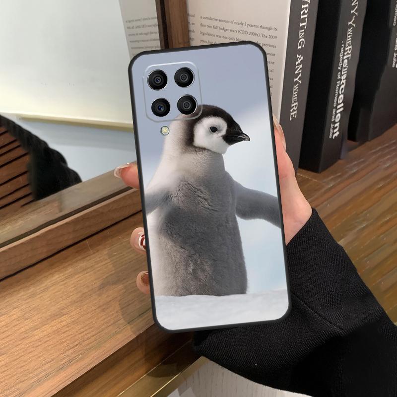 Пингвин снег арктический милый зверек для Samsung Galaxy M13 M23 M33 M53 M21 M31 M51 M30s M20 M12 M32 M52 M14 M34 M54 чехол для телефона