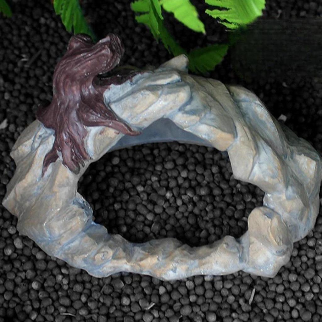 Reptile Hideout Cave Terrarium Decoration Landscape Versatile Supplies Fashion Resin Rock Hide