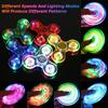 Rotating Pressure Reducing Fidget Spinner Hand Spinner LED Light Finger Toy Fingertip Gyroscope
