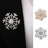 Zircon Creative Snowflake Brooch Geometric Temperament Decoration