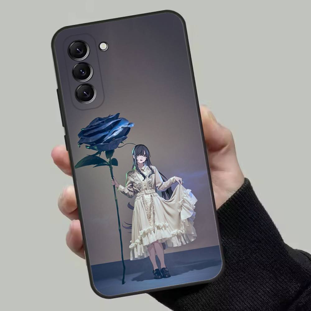 Чехол для телефона Ado Kyogen X Uta для Samsung Galaxy A13, A21s, A22, A31, A32, A52, A53, A71, A80, Мягкий черный корпус