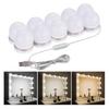 Denvosi Actress Light, LED Mirror Light, Makeup Light, Three-Color Dimmable, 10 Brightness Settings, LED Vanity Mirror Bulbs, 10 LED Bulbs,