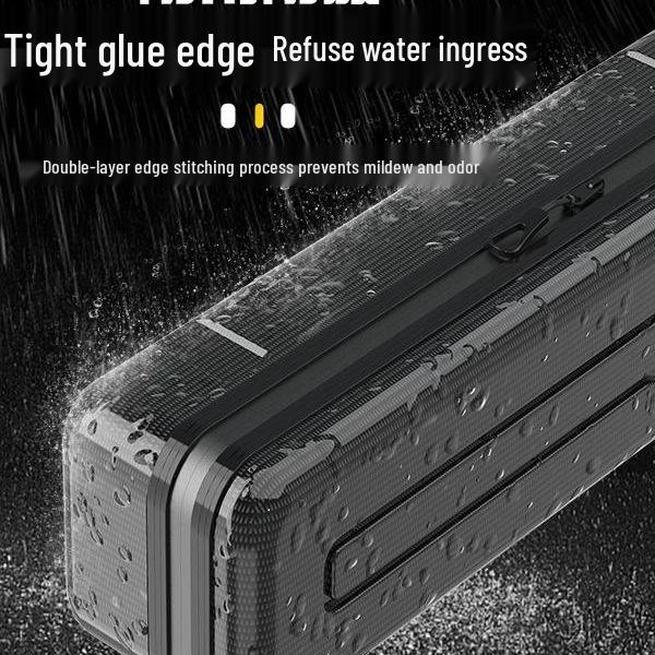 Большая жесткая сумка для хранения рыболовных снастей с отделениями для приманок, крючков и наживки