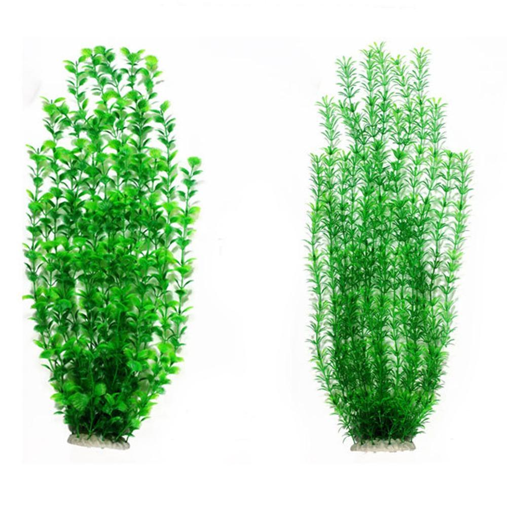 2 шт. Очень большие искусственные растения для аквариума, высокие украшения для аквариума, декор для аквариума