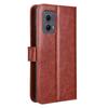 For Motorola Edge (2024) 5G Wallet Phone Case Crazy Horse Texture Leather Flip Cover