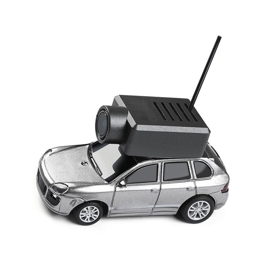 Mini RC Camera Car 1:64 Scale, 2.4G Remote and APP Controlled Toy Vehicle with HD Magnetic Camera, LED Lights, Fun Toy