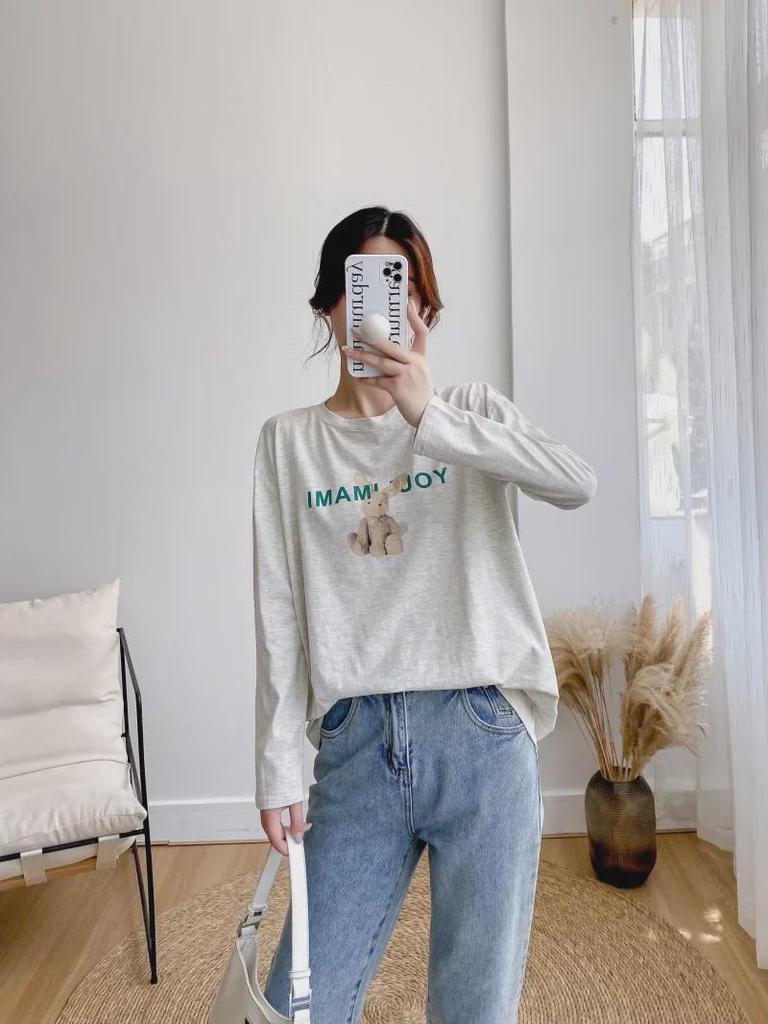 Топы для беременных и кормящих мам: Легкий, с длинными рукавами, для весны/осени, идеально подходит для мам в послеродовой период и кормящих мам