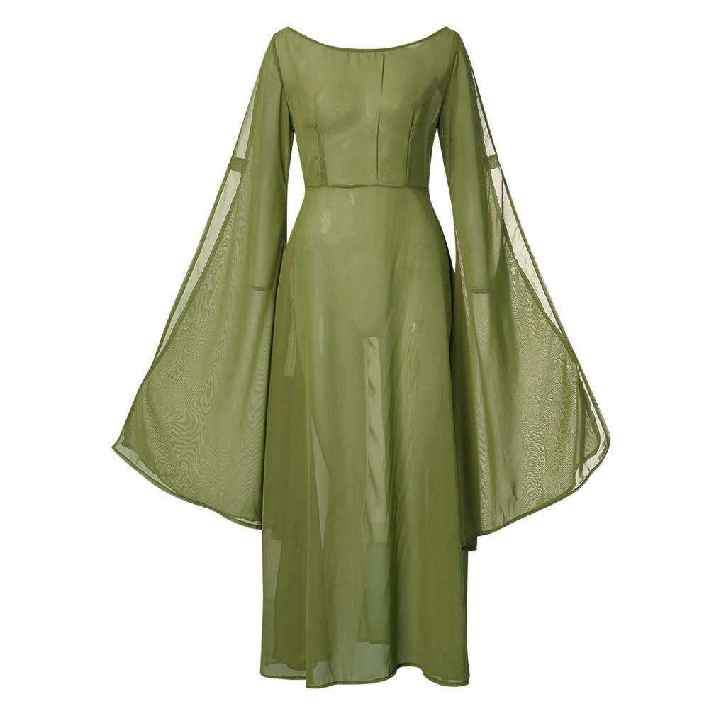 Женское ретро косплей винтажное вечернее клубное элегантное платье макси платье