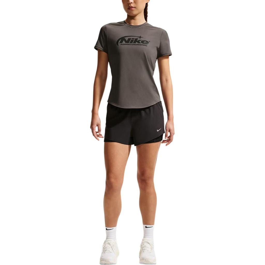 Nike T Shirts Women's 254 Crew Neck Moderate IO4243-254