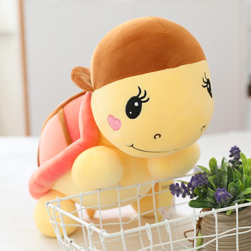 Милая маленькая черепашка с капюшоном, эластичная и супермягкая плюшевая игрушка-кукла