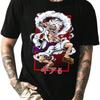 Спортивная одежда с принтом персонажей аниме One Piece 2025 Лето Мужская Женская Уличная Одежда Хлопковая Футболка Повседневная Extra Large