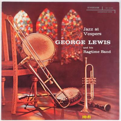 LP Пластинка GEORGE LEWIS' RAGTIME BAND - Jazz At Vespers RLP12230 Original Jazz C 1986 US Jazz Б/У