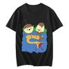 NEW Princess Bubblegum Rock T-shirt Adventure Time Cartoon Short Sleeved Men and Women Harajuku Y2k Fashion Autumn and Winter