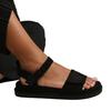 Womens/Ladies Corfu Suede Multi Strap Touch Fastening Sandals
