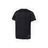 Li Ning Reflective Logo Pattern Round Neck Short Sleeve T-Shirt Men Tops Black ATSS019-2