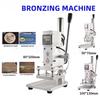 Manual Hot Foil Stamping Machine Logo Embossing Branding Machine Leather Plastic Wood PU PVC Logo Brand Hot Pressing Tool