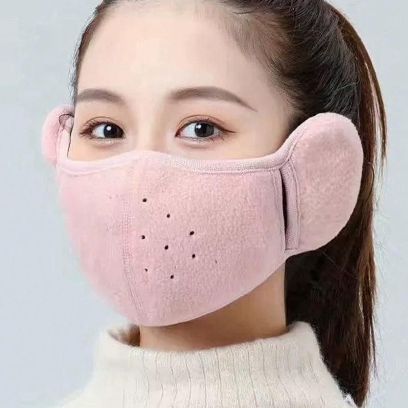 Winter Windproof, Cold Proof, Warm Mask, Anti Freezing Ear Protection, Breathable Men's and Women's Earmuffs, Thickened Outdoor Cycling Mask