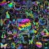 50/100/150PCS Holographic Stickers Aesthetic Moon Butterfly Magic Forest Stickers Laptop Scrapbook Suitcase Funny Cute Sticker