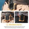 Mini Waist Clip Fan With 6000mah Battery Hands-Free Wearable Necklace Fan 3 Speeds Fan Belt Fan Emergency Power Bank for Sports Running Travel Camping