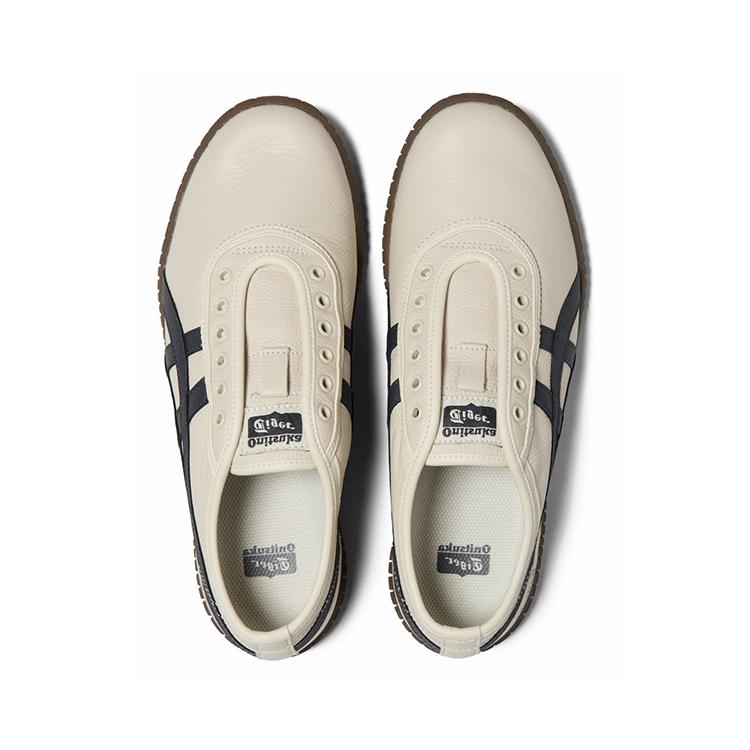ONITSUKA TIGER Tsunahiki Slip-On Comfortable Versatile Durable Low-Top Casual Shoes Unisex Sneaker Beige 1183C529-200