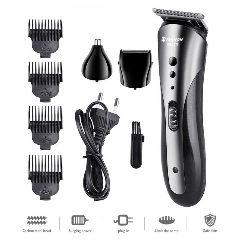 3 In 1 Rechargeable Hair Clipper Men Waterproof Electric Shaver Beard Nose Ear Shaver Hair Trimmer