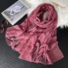 Cutting Flower Scarves for Women's Spring and Summer Hollow Scarves, Cotton and Linen Organza Scarves, Versatile Decorative Long Shawls