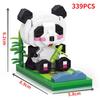 Panda Bracket Building Blocks Toys for Boys Girls Diamond Bricks Creative Construction Blocks Toys
