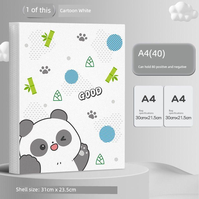 Transparent Insert Loose-Leaf for Pupils Cute Student Sheet Music Folder Paper Learning Involution Organize Fantastic Multi-Layer Thickened Supplies
