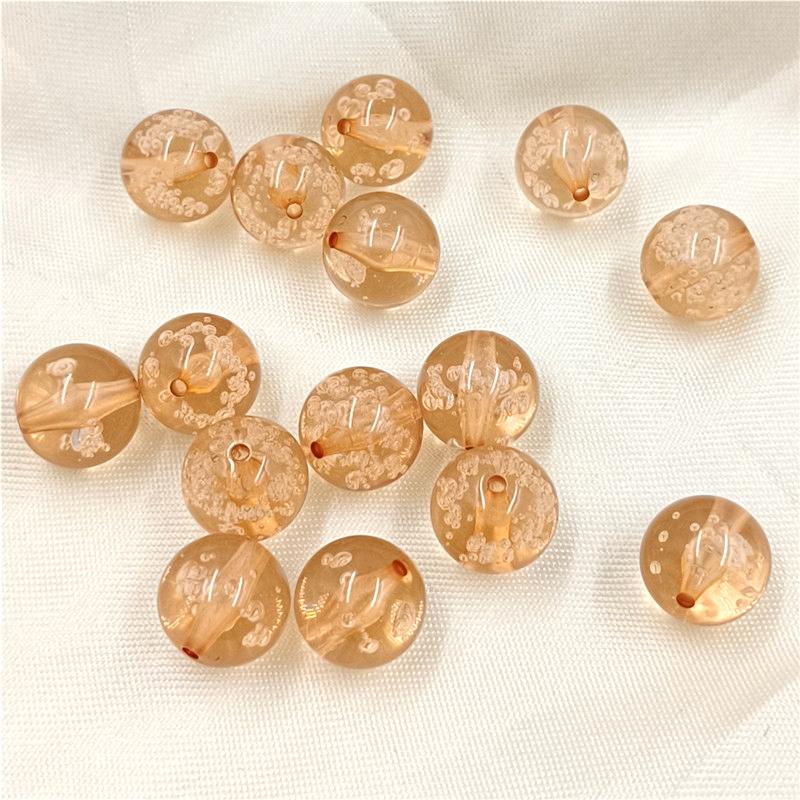 Bubble Beads AB Dazzle Color 12mm/14mm Handmade Creative 10Pcs Pendants DIY Jewelry Accessories Material Earring Fashion Accessories