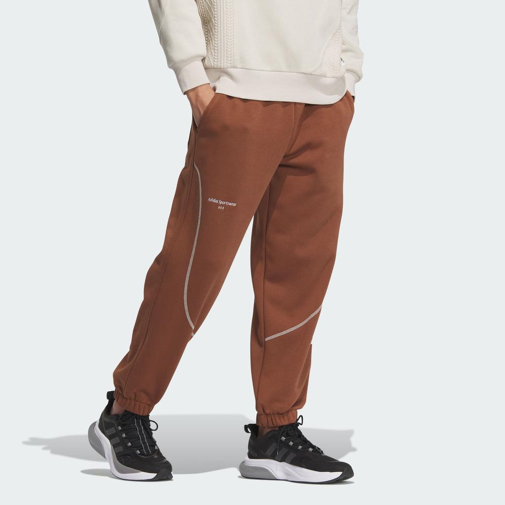 adidas Мужские вязаные спортивные штаны Коричневые IP4977