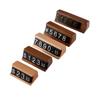 Wood Adjustable Number Letter Price Label Commodity, Wine, Tea, Beauty Products Display Plate Price Cube Tags