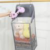 Large Capacity Hanging Mesh Laundry Basket Foldable Dirty Clothes Storage Bag  Bedroom