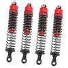 4Pcs RC Shock Absorber Set Damper with Screws 1 10 Remote Control Car Parts Aluminum Alloy 100mm Red