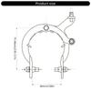 Велосипедные тормоза из алюминиевого сплава Велосипедные тормозные суппорты C-образной формы Велосипедные велосипеды Передние и задние ободные тормозные зажимы Велосипедная часть