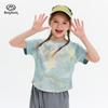 Banduxian Girls' Cool-Touch Cotton Sporty Short Sleeve T-Shirt