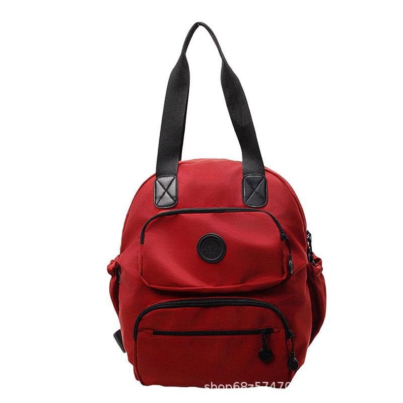 2025 New Large Capacity Casual Backpack Casual Travel School Bag Nylon Cloth Hiking Bag Lightweight Shoulder Bag
