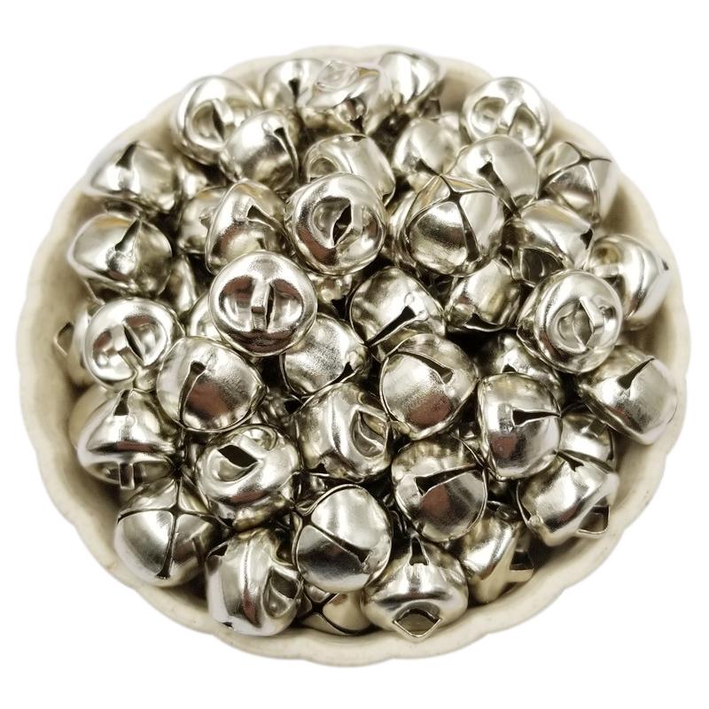 Товары для вечеринок своими руками Свадебные украшения Мода 6/8/10 мм Hoom украшения 100/50 шт Рождественские колокольчики Серебряный Золотой Маленький колокольчик