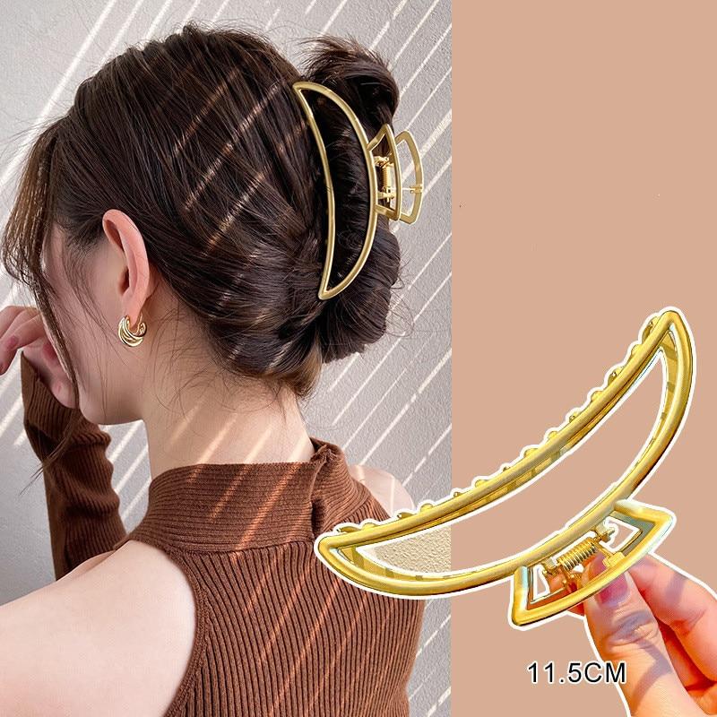 Модная металлическая заколка для волос с геометрическим рисунком, бабочка, винтажная элегантная заколка для волос, зажим для волос для девочек, головные уборы, женские аксессуары для волос