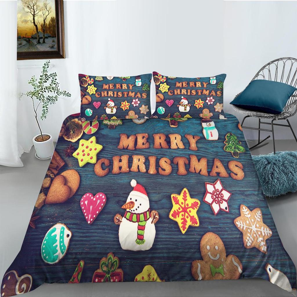 Рождественский комплект постельного белья, креативное домашнее постельное белье, размер Ling, постельное белье, роскошное пододеяльник, мужской и женский пододеяльник
