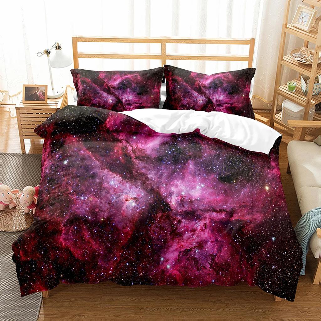 Комплект постельного белья Galaxy, комплект постельного белья Starry Sky, комплект постельного белья Universer Outer Space Theme, односпальный, двуспальный, для мальчиков-подростков