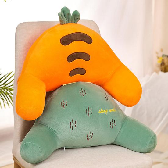 Throw Pillow Cartoon Animal Shape Elastic Fully Filling Plush Stuff Toy Sofa Bed Couch Decoration Office Nap Pillow Chair Waist Protector Car