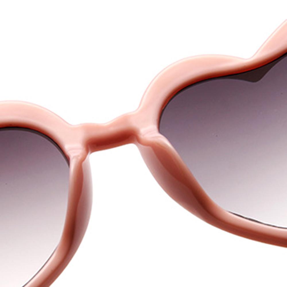 Очки с эффектом сердца в стиле ретро, ​​розовые солнцезащитные очки для фотосессий, ночных видов и реквизита для фотографий