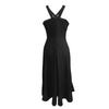 Ladies Elegant Sleeveless Sexy Fashion Evening Dress Prom Ruffle Dress