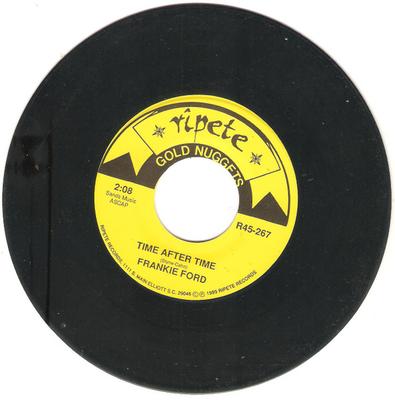 7-дюймовая пластинка FRANKIE FORD, DEE DEE SHARP - Time After Time / Mashed Potato Tim R45267 Ripete 1989 UK Rock Б/у