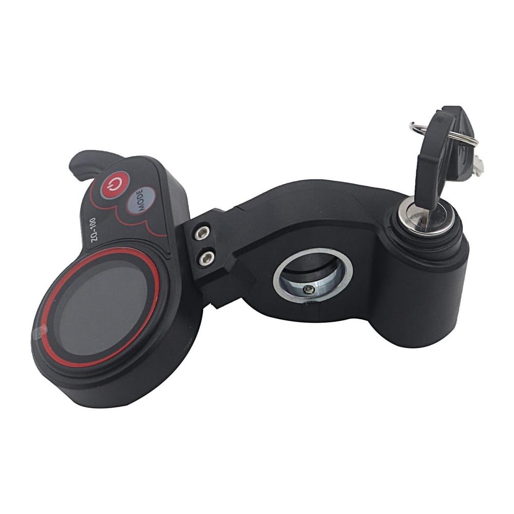 ЖК-дисплей с дросселем и 6-контактным переключателем, с ключом для электрического замка двери, для электрического самоката